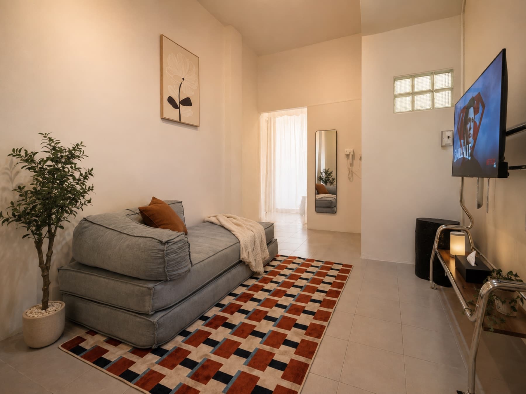 Living and dining area at SANN Stay Hatyai family house in Hat Yai